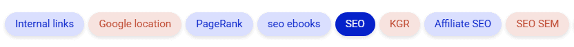 Keyword tags for organizing client campaigns in SERPWatcher